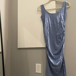 Isabella Oliver blue tank maternity dress, size 2